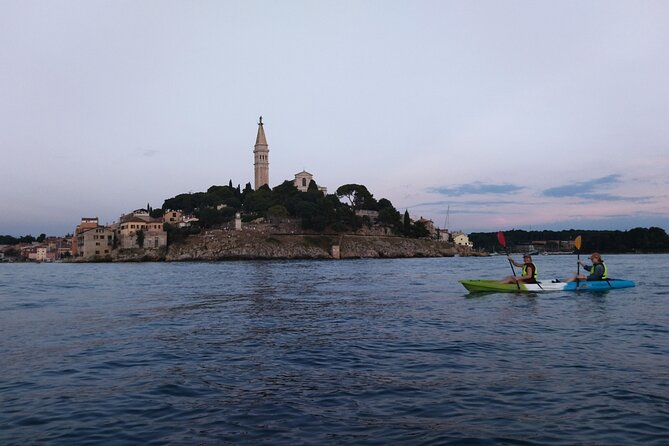 Rovinj Sunset kayaking tour - From the beach to Rovinj’s old port