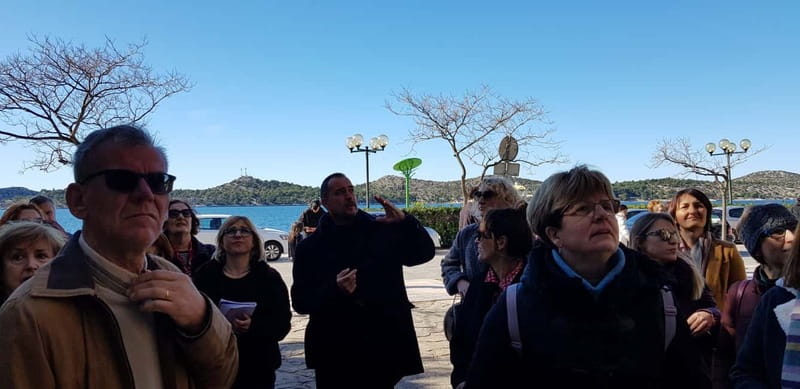 Šibenik: Medieval Night Walking Tour - The four-well cistern and medieval water
