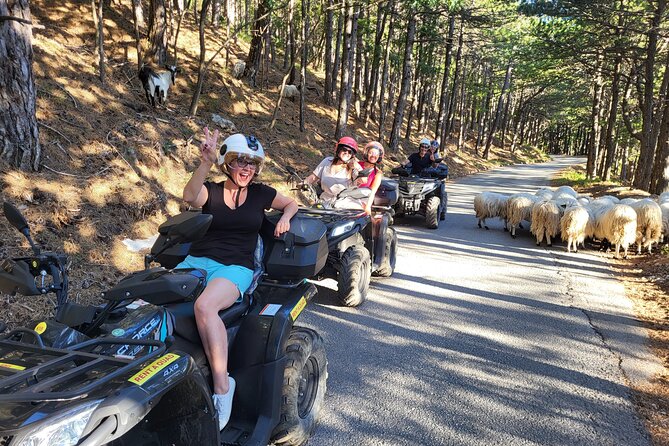 Skywalk Biokovo ATV Quad Tour - The first Biokovo viewpoint and a useful pause