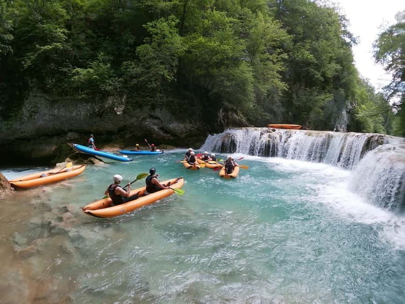 Slunj: River and Waterfalls Kayaking on Mrežnica river - The Mrežnica route near Slunj