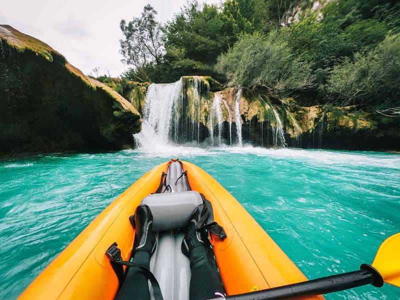 Slunj: River and Waterfalls Kayaking on Mrežnica river - Paddling through Primišlje’s waterfalls