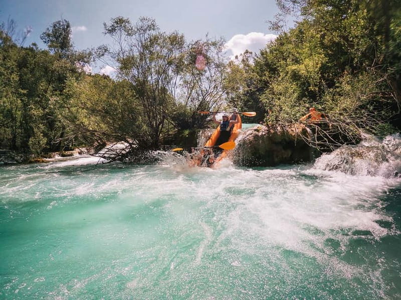 Slunj: River and Waterfalls Kayaking on Mrežnica river - Starting at Hotel Mirjana and Rastoke