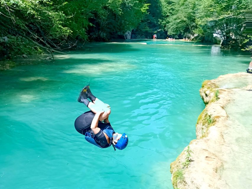 Slunj: Upper Mreznica River Kayaking Adventure - The first waterfalls bring the action