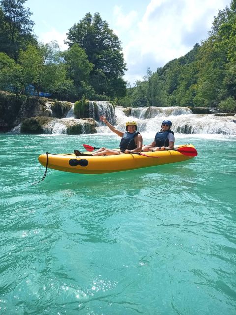 Slunj: Upper Mreznica River Kayaking Adventure - The final waterfalls finish strongly