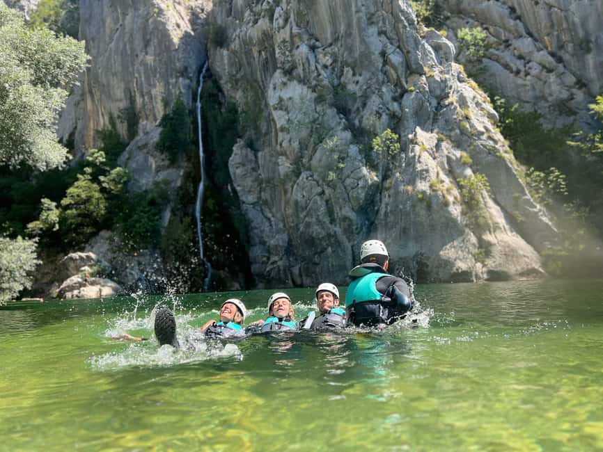 Small Group Canyoning with proffesional guide - A 10-minute walk into a 200-meter canyon