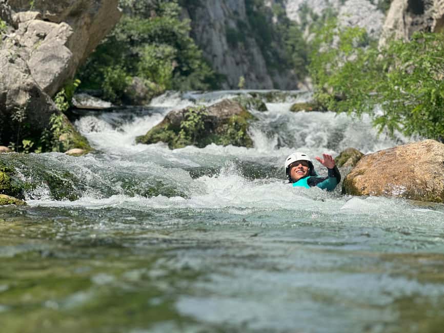 Small Group Canyoning with proffesional guide - Getting fitted for the Cetina River