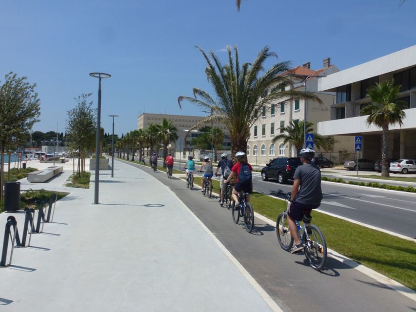 Split 3-Hour Guided Bike Tour - Sustipan, the marina, and the Riva finish
