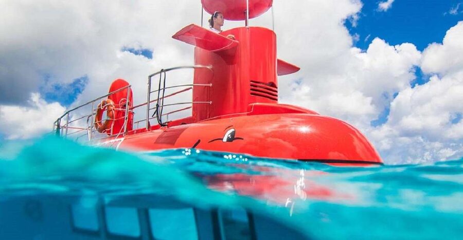 Split: 45-minute Semi-Submersible Submarine Trip - The open deck and views of Split