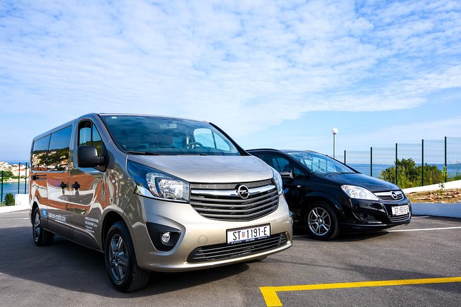 Split airport to Split Private transfer to 8 pax (Door to Door any location) - Price, group size, and what to confirm