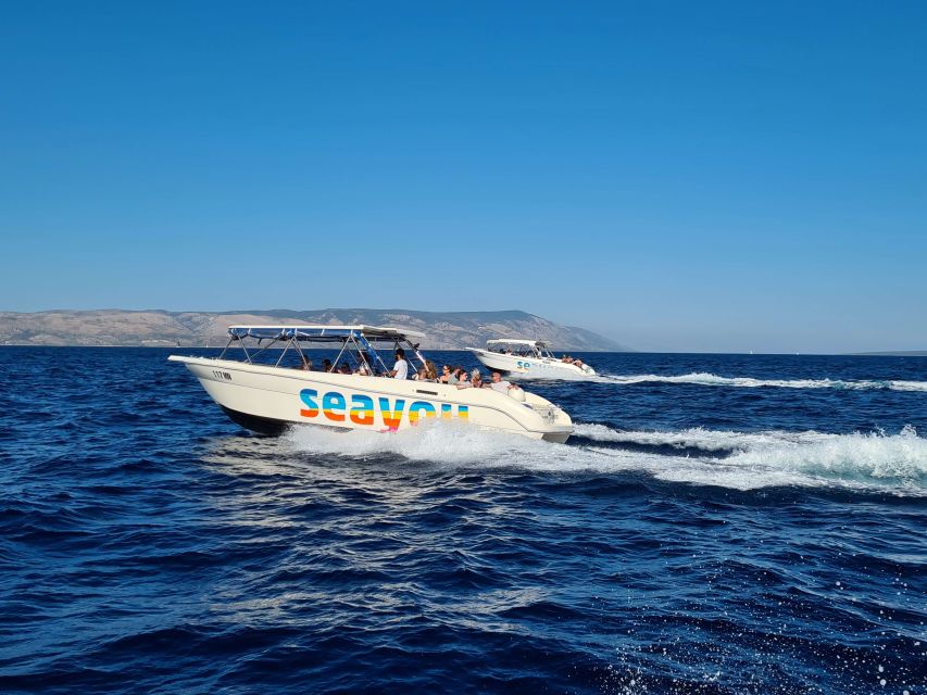 Split: Bisevo, Vis, and Hvar Boat Tour with Snorkel Stops - Entering the Blue Cave on Bisevo