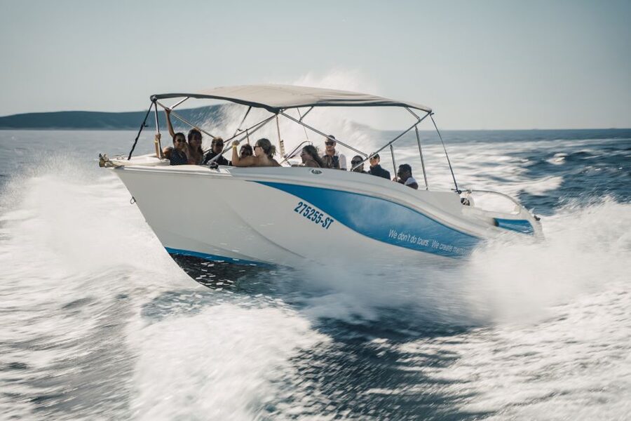 Split: Blue Cave and 5 Islands Tour - Budikovac offers the clearest swimming break