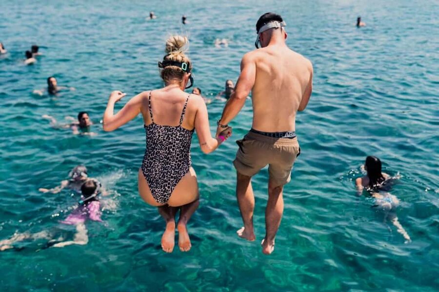 Split: Blue Lagoon and 3 Islands Speedboat Tour - First stop: Borkko Beach Bar on Čiovo