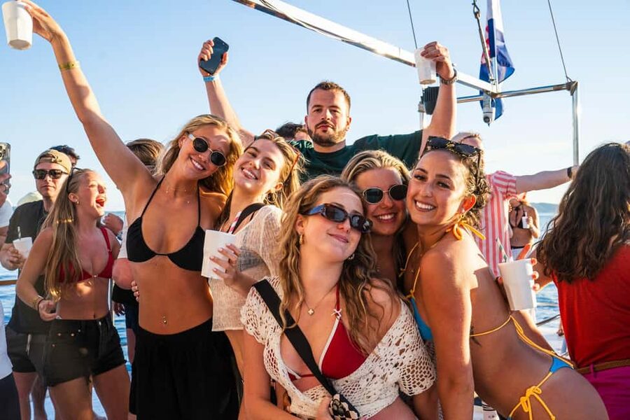 Split: Blue Lagoon Boat Party with Slide, Dj and After Party - What kind of Split experience is this?