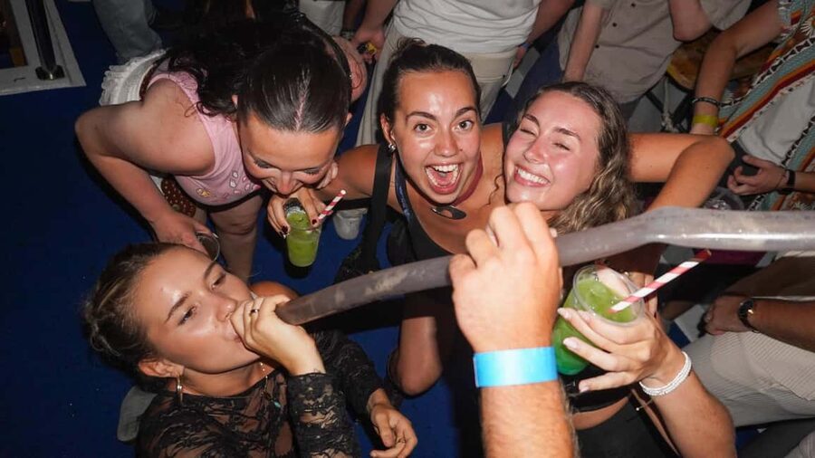 Split: Boat Crawl with Nightclub Access, Shots, & Boat Party - Finishing with VIP nightclub access
