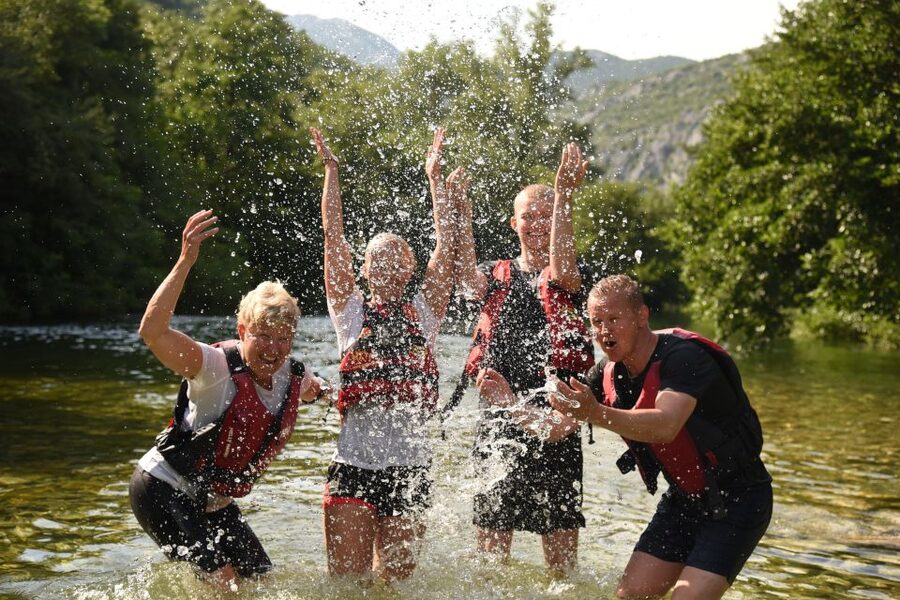 Split: Cetina River Rafting with Cliff Jumping Tour - The cave behind the waterfall