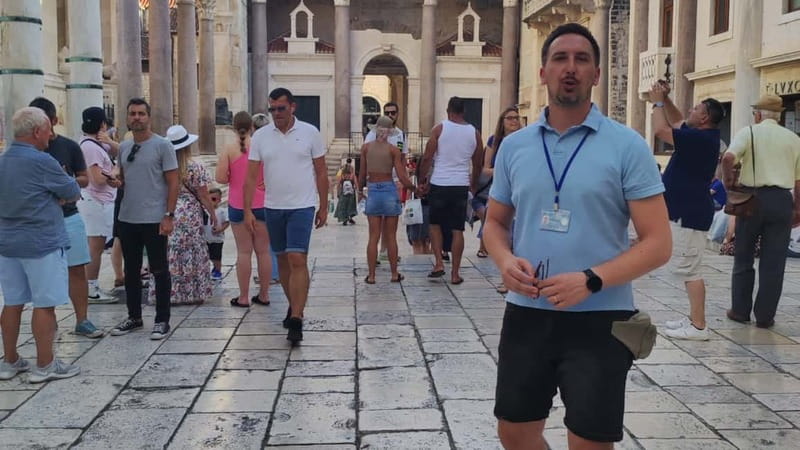 Split: Cultural Walking Tour with Anthropologist Guide - Peristil: Rome, religion, and identity
