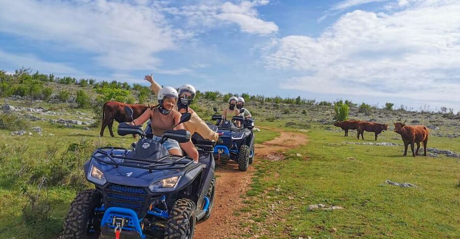 Split: Dalmatian Quad Tour with River Swimming & Picnic - Leaving Split for the Dalmatian Hinterland