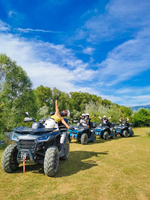 Split: Dalmatian Quad Tour with River Swimming & Picnic - The first trails: rocks, dust, and real off-road riding