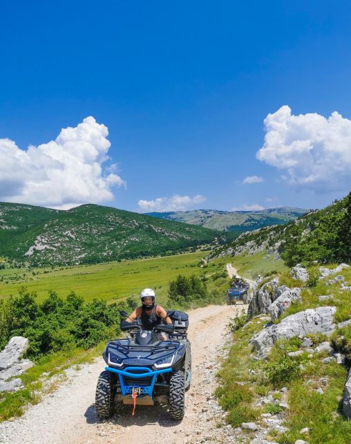 Split: Dalmatian Quad Tour with River Swimming & Picnic - The Cetina River stop in summer