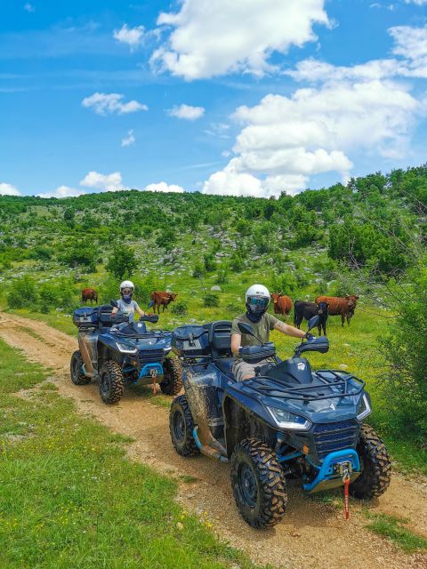 Split: Dalmatian Quad Tour with River Swimming & Picnic - Getting ready for a 600cc quad