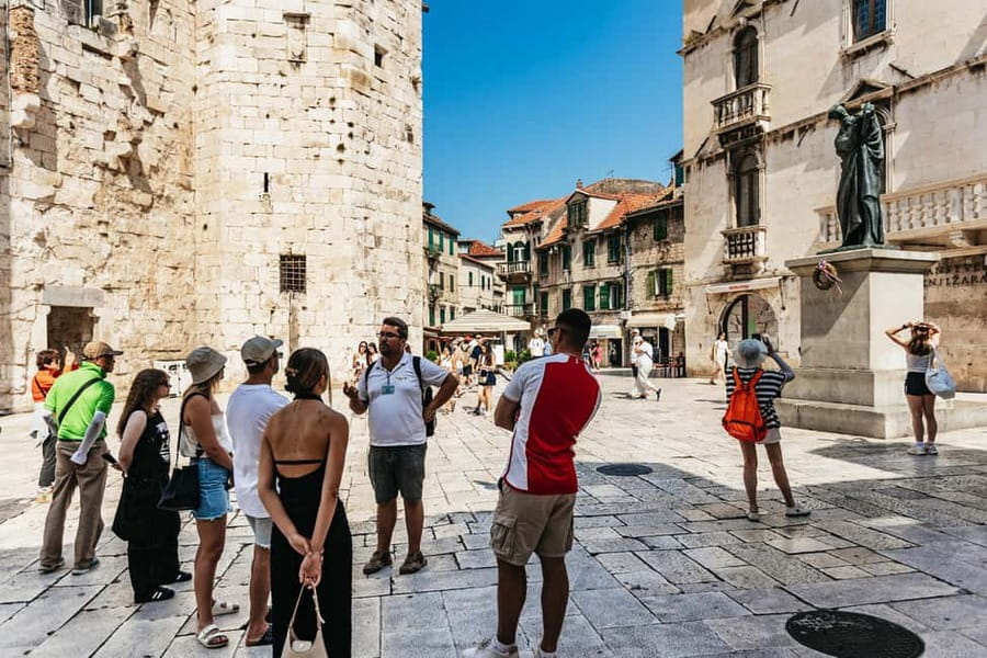 Split: Diocletian Palace & Old Town Guided Walking Tour - Medieval lanes, Town Hall, and Fruit Square