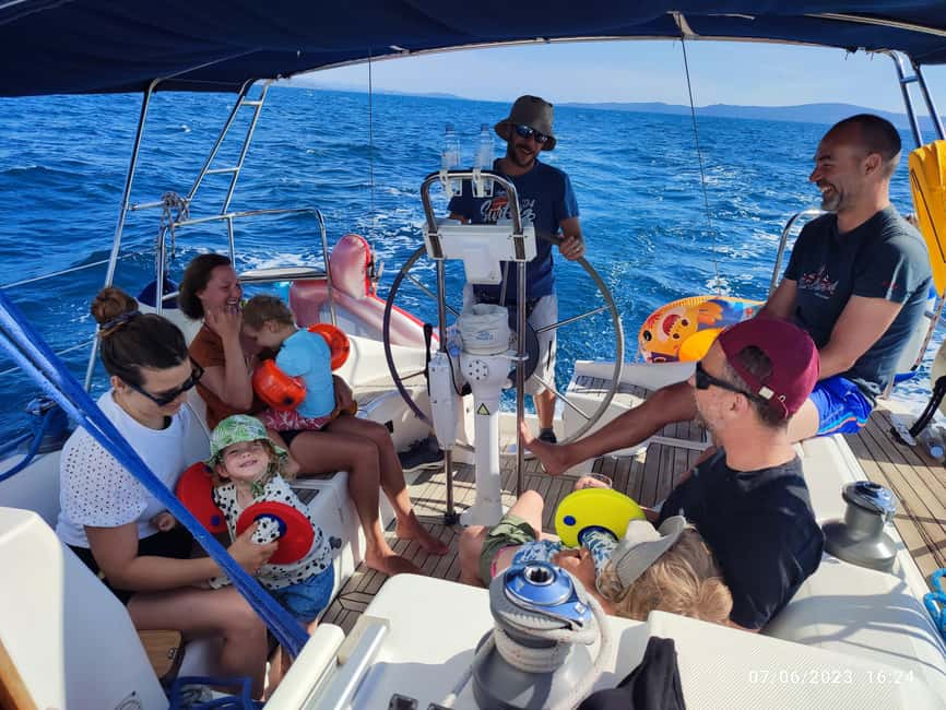 Split: Half Day Sailing Tour with Swim Stop, Snacks and Wine - Key points at a glance