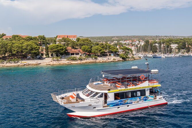 Split: Hvar, Brač, and Pakleni Cruise with Lunch and Drinks - The day begins with a fast ride from Split