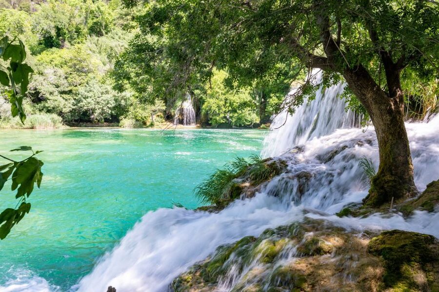 Split: Krka Waterfalls Guided Day Trip with Swim & Boat Tour - Key points at a glance
