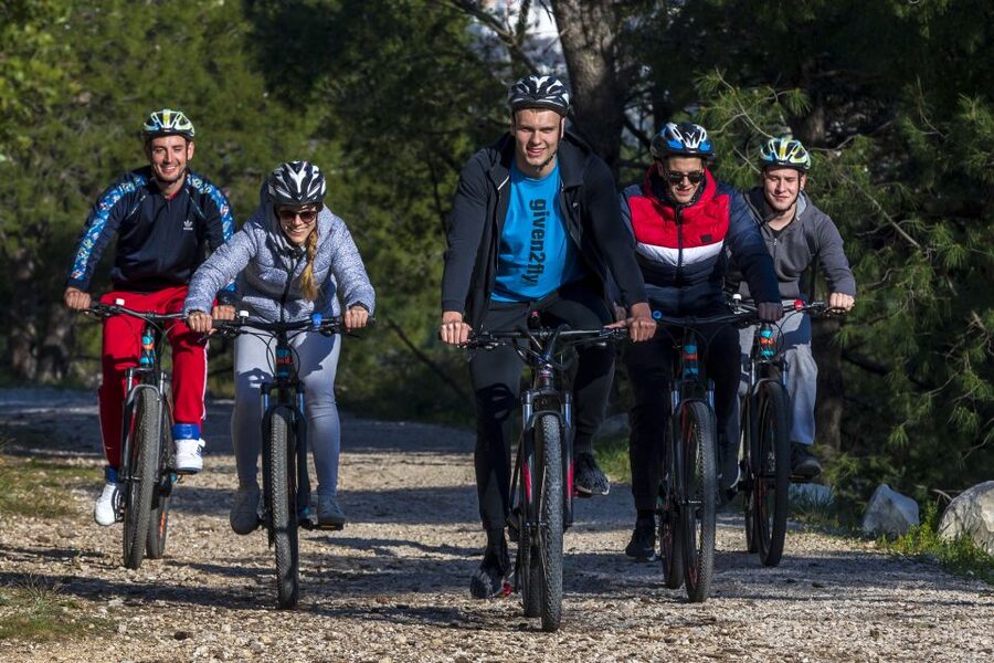 Split: Old Town and Marjan Park Bike Tour - Reaching Marjan’s high viewpoint