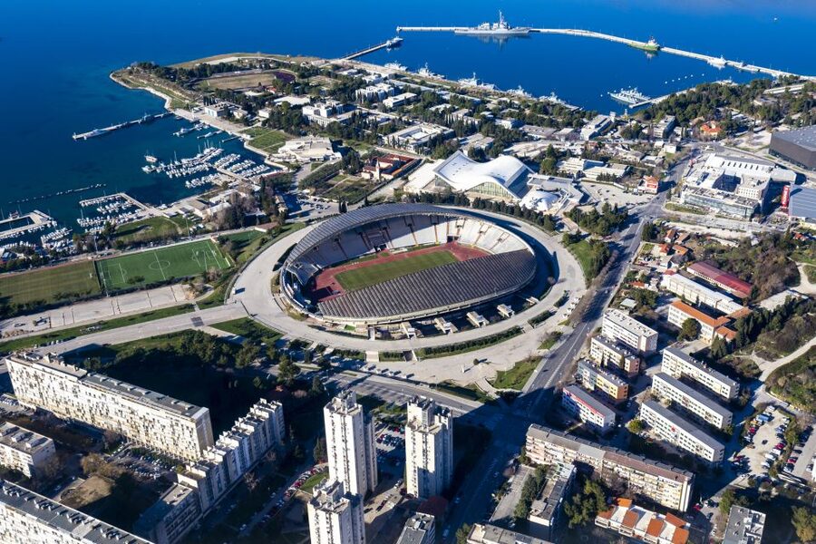 Split: Old Town Guided Bike Tour with Poljud Stadium - Starting among Split’s old stone streets