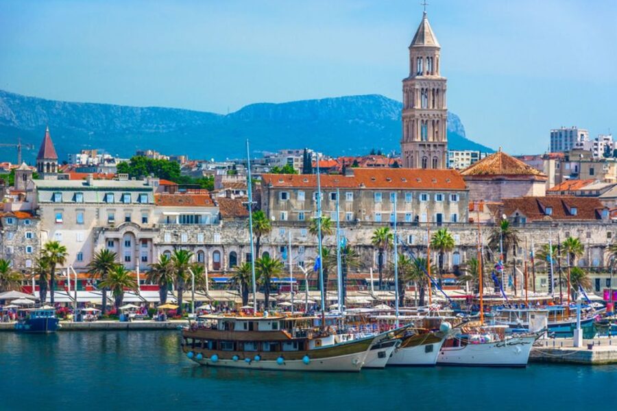 Split: Old Town Guided Evening Walking Tour - Entering Diocletian’s Palace