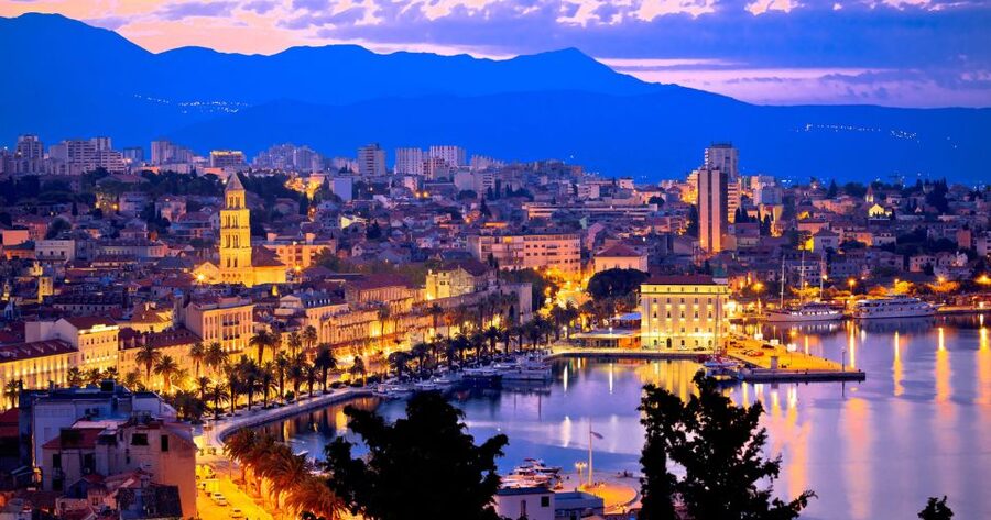 Split: Old Town Guided Evening Walking Tour - The underground cellars and the palace below street level