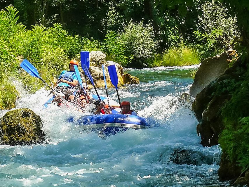 Split/Omiš: Cetina River Rafting with Cliff Jump & Swimming - Waterfall views and the final stretch