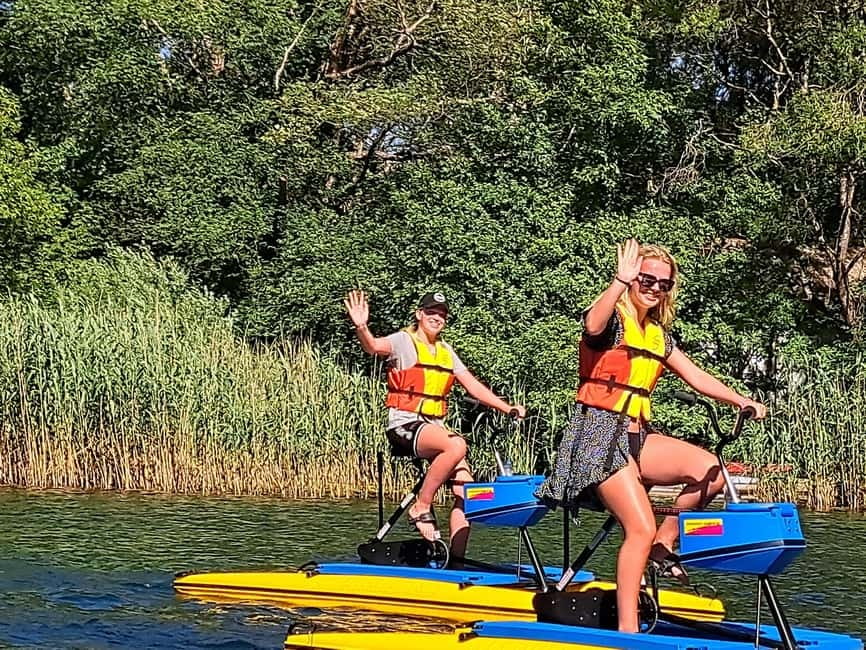 Split/Omiš: Cetina River Water Bike Safari - The return ride, where the exercise shows