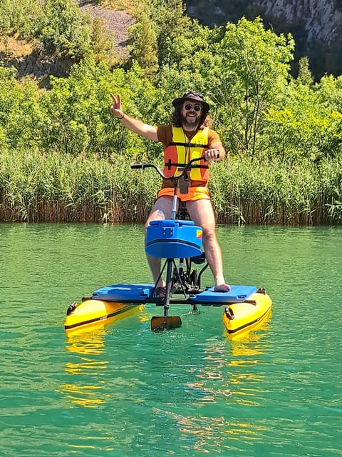 Split/Omiš: Cetina River Water Bike Safari - Timing matters in Dalmatian heat