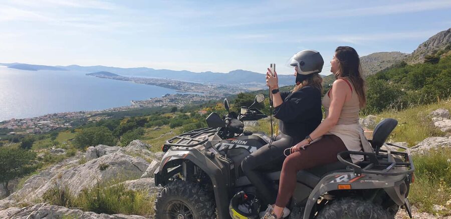 Split: Quad Bike Tour with Sea, Mountain and River Views - Reaching the Cetina River Canyon near Omiš