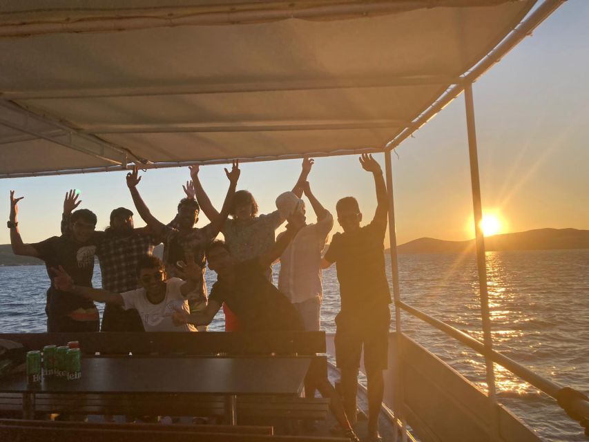 Split: Riviera Sunset Cruise & Swim with Summer Vibes - Heading Toward Čiovo Island at Sunset