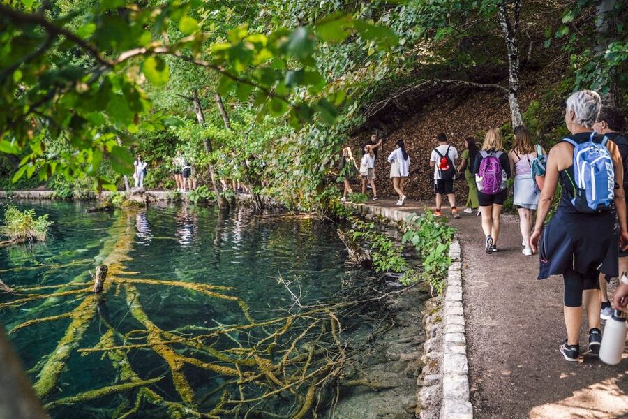 Split: Self-Guided Plitvice Lakes Day Tour with Boat Ride - The panoramic boat ride through the lower lakes