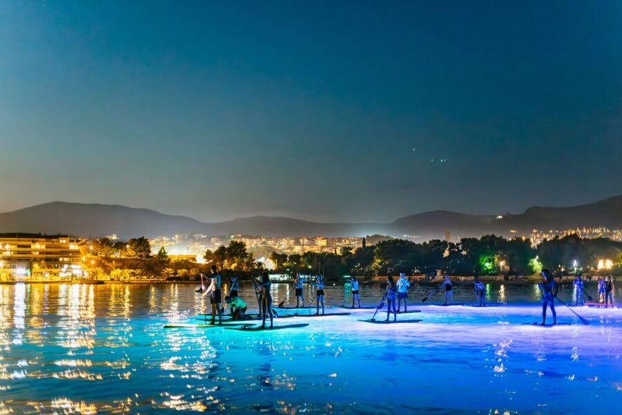 Split: Stand Up Paddleboard Night Glow Tour - Why the hardboards matter on a five-kilometer route
