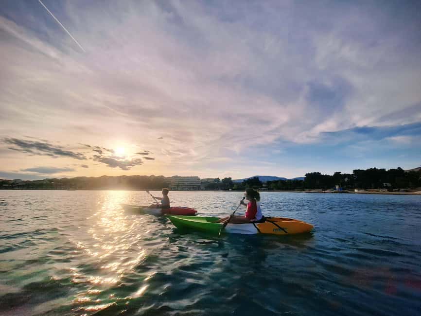 Split: Sunset Guided Kayaking Tour - From the bay to the open Adriatic