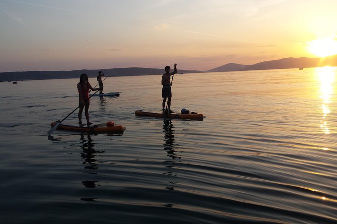 Split Sunset Stand Up Paddle Tour - The sunset view from the Adriatic