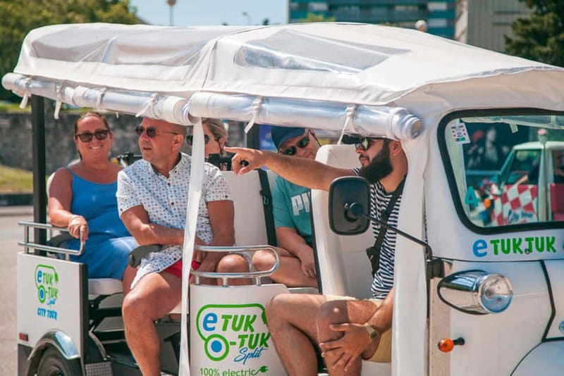 Split: Top City Highlights Electric Tuk-Tuk Tour - West Coast, ACI Marina, and Park Zvončac