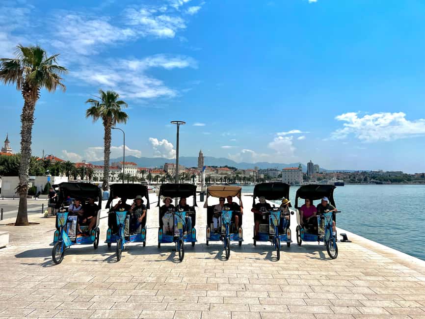 Split Tour in Private Electric Rickshaw - Starting beside the Riva and Diocletian’s Palace