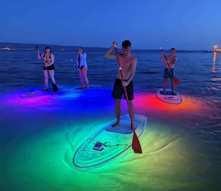 Split: Transparent SUP night Glow tour - A short lesson before sunset