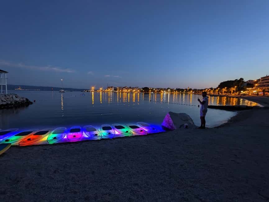 Split: Transparent SUP night Glow tour - From central Split to the Stobreč launch