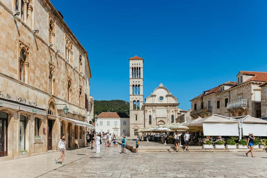 Split/Trogir: Blue Cave, Mamma Mia, Hvar and 5 Island Tour - Stiniva Cove and Srebrena’s film scenery