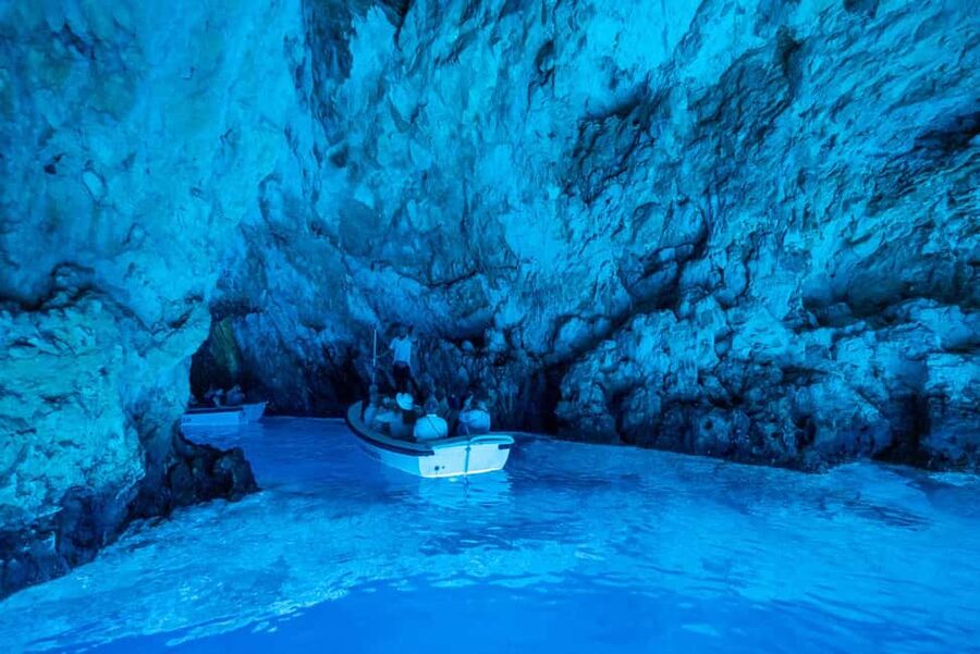 Split/Trogir: Blue Cave, Mamma Mia, Hvar and 5 Island Tour - Two and a half hours in Hvar
