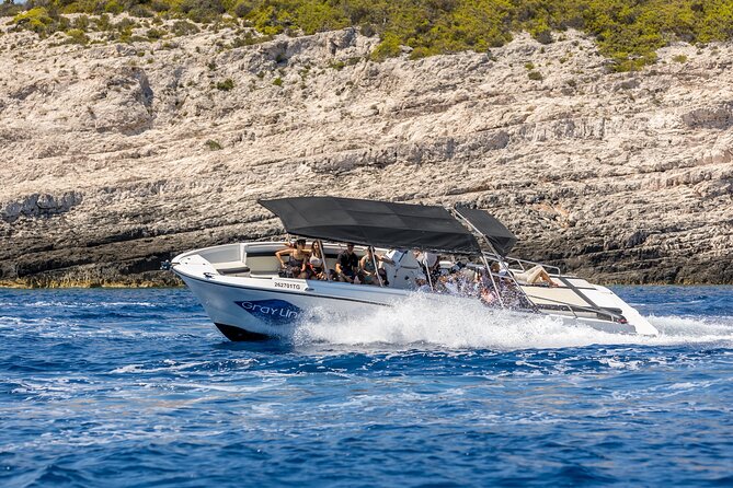 Split/Trogir: Blue Cave, Vis and Hvar Small Group Tour - Cold War ruins and sea-carved rock