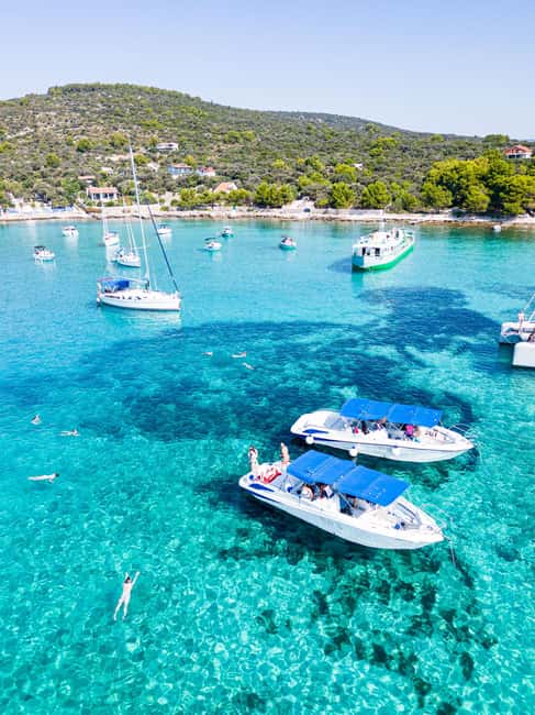 Split/Trogir: Half-Day(5 hours) 3-Island Speedboat Adventure - Blue Lagoon: the main swimming stop