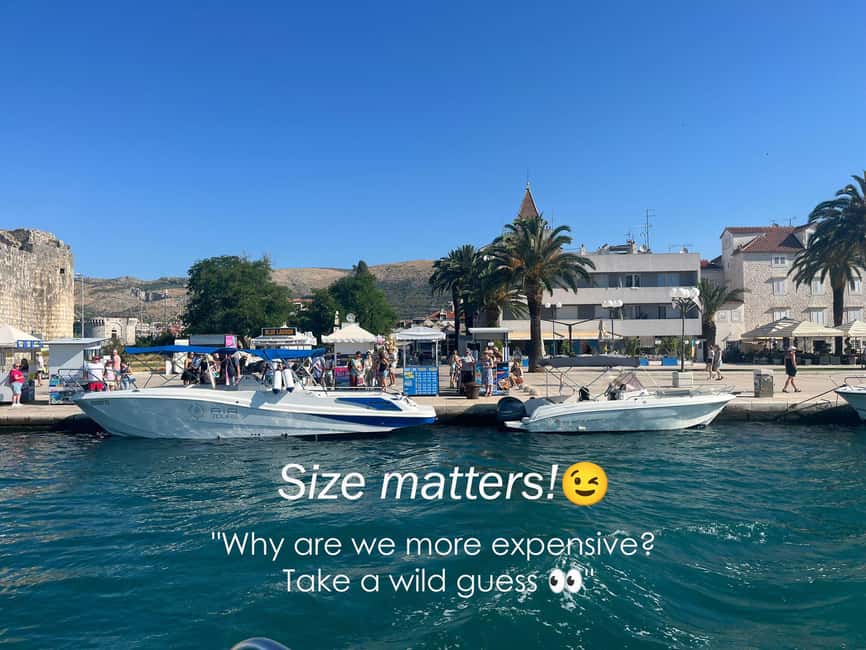 Split/Trogir: Half-Day(5 hours) 3-Island Speedboat Adventure - Leaving Split or Trogir by speedboat